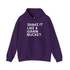 Shake It Like A Grain Bucket Hoodie Hoodie The Cinchy Cowgirl - Print Purple S