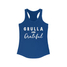 Grulla & Grateful Racerback Tank Horse Color Shirts Printify XS Solid Royal 