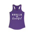 Grulla & Grateful Racerback Tank Horse Color Shirts Printify XS Solid Purple Rush 