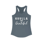 Grulla & Grateful Racerback Tank Horse Color Shirts Printify XS Solid Indigo 