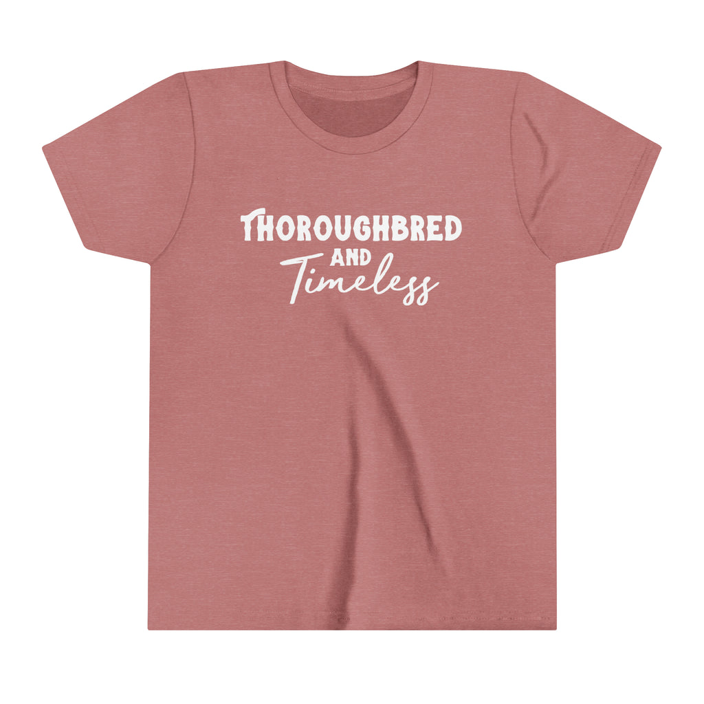 Thoroughbred & Timeless Youth Tee Mauve