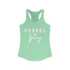 Sorrel & Spicy Racerback Tank Horse Color Shirts Printify XS Solid Mint