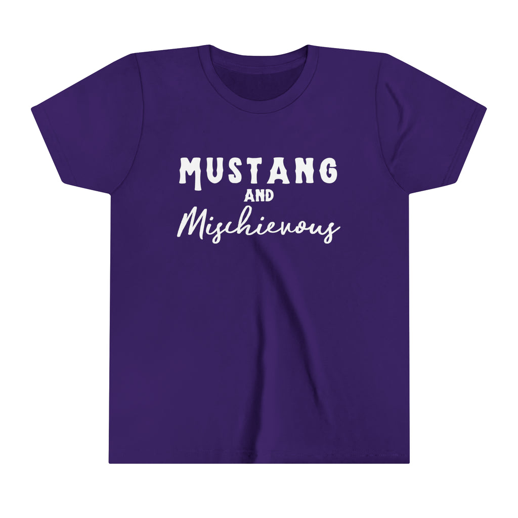 Mustang & Mischievous Youth Tee Purple
