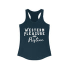 Western Pleasure & Pristine Racerback Tank Horse Riding Discipline Tee Printify XS Solid Midnight Navy 
