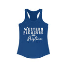 Western Pleasure & Pristine Racerback Tank Horse Riding Discipline Tee Printify XS Solid Royal 