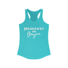 Breakaway & Boujee Racerback Tank Horse Riding Discipline Tee Printify XS Solid Tahiti Blue 