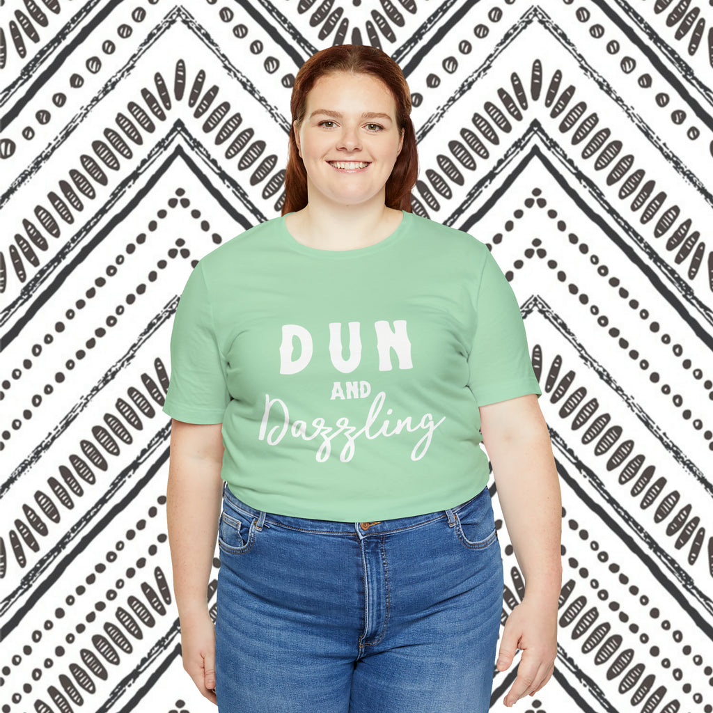 Dun & Dazzling Short Sleeve Tee Horse Color Shirt Printify   