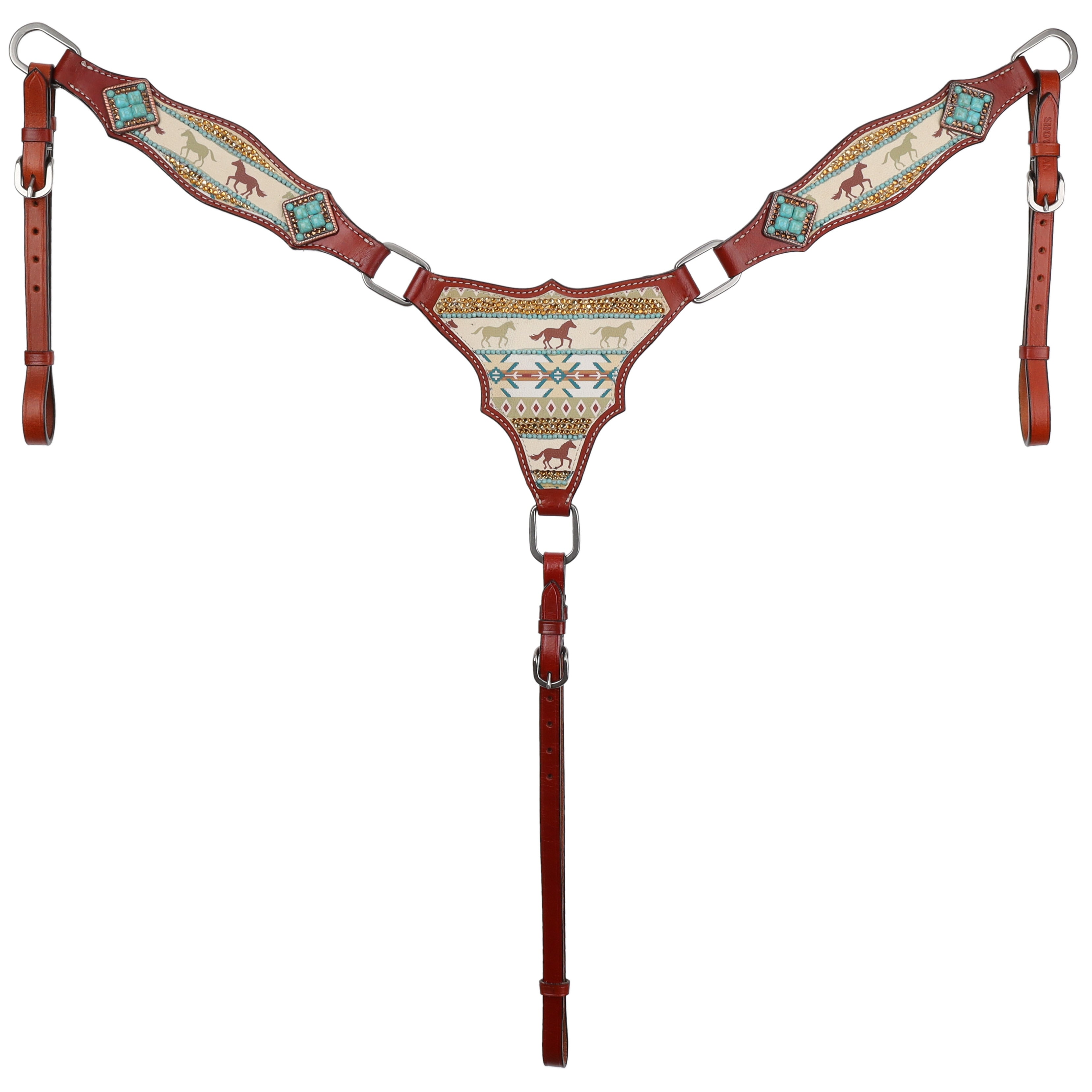 Wild Hoof Horses Headstall & Breastcollar Set headstall set Shiloh