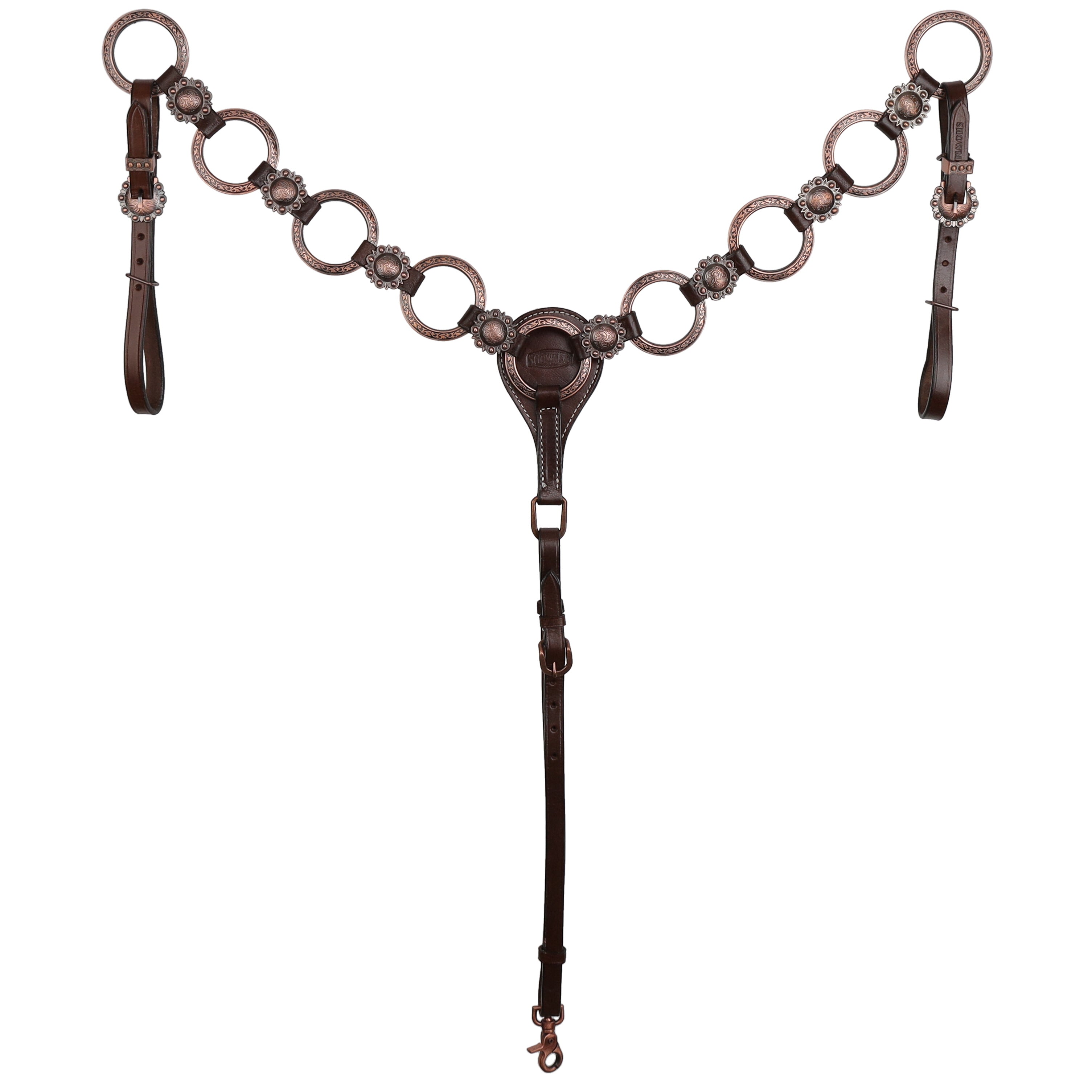 Roughrider Rings One Ear Headstall and Breast Collar Set headstall set Shiloh