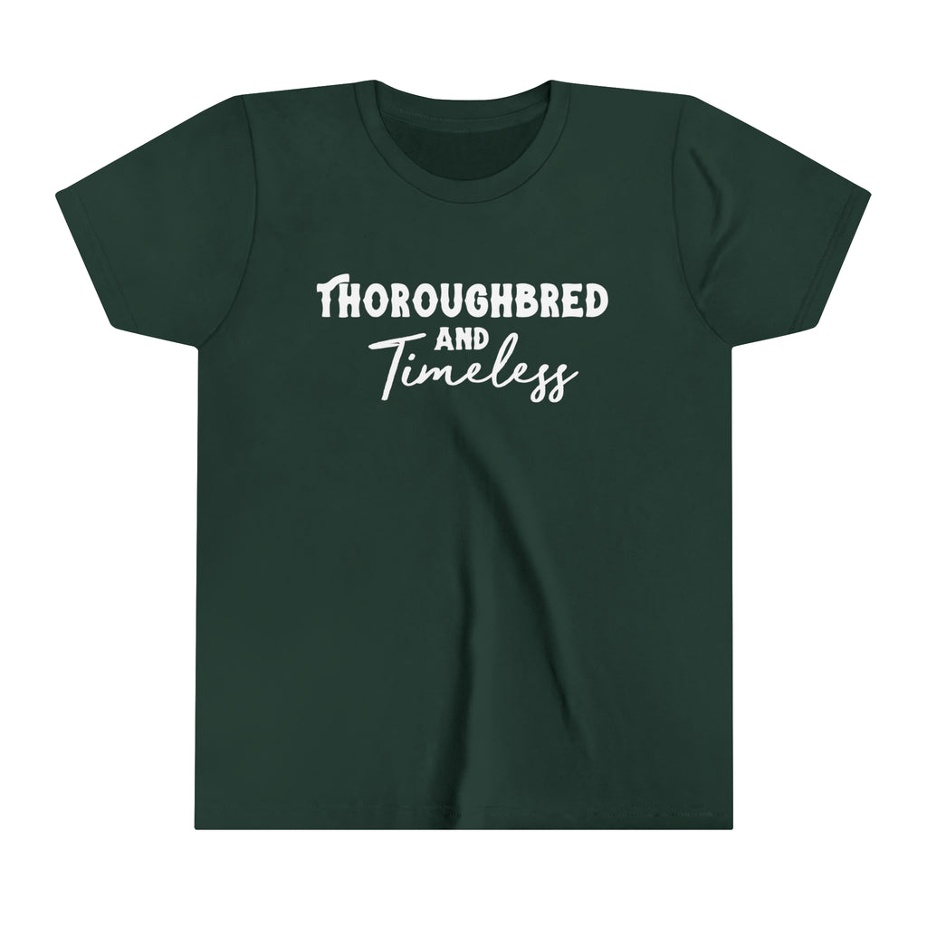 Thoroughbred & Timeless Youth Tee Forest