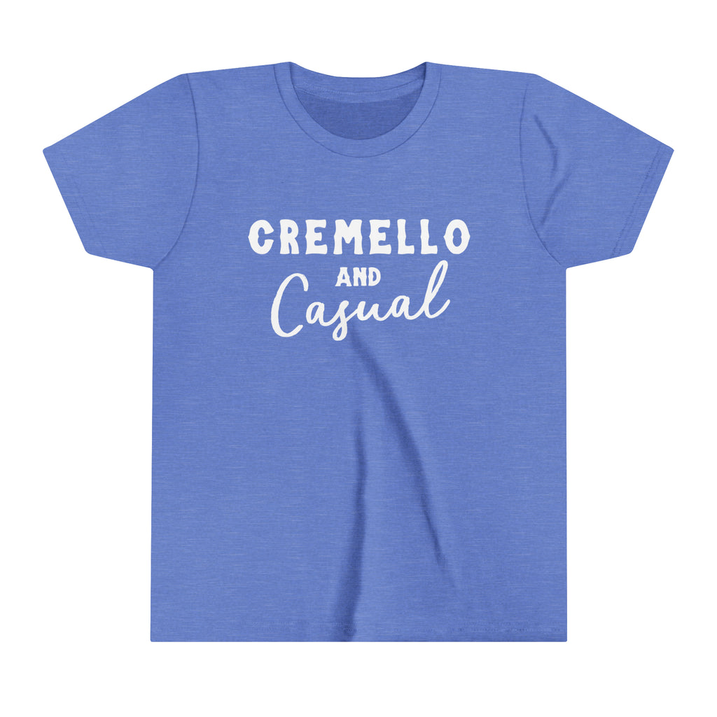Cremello & Casual Youth Tee  Blue