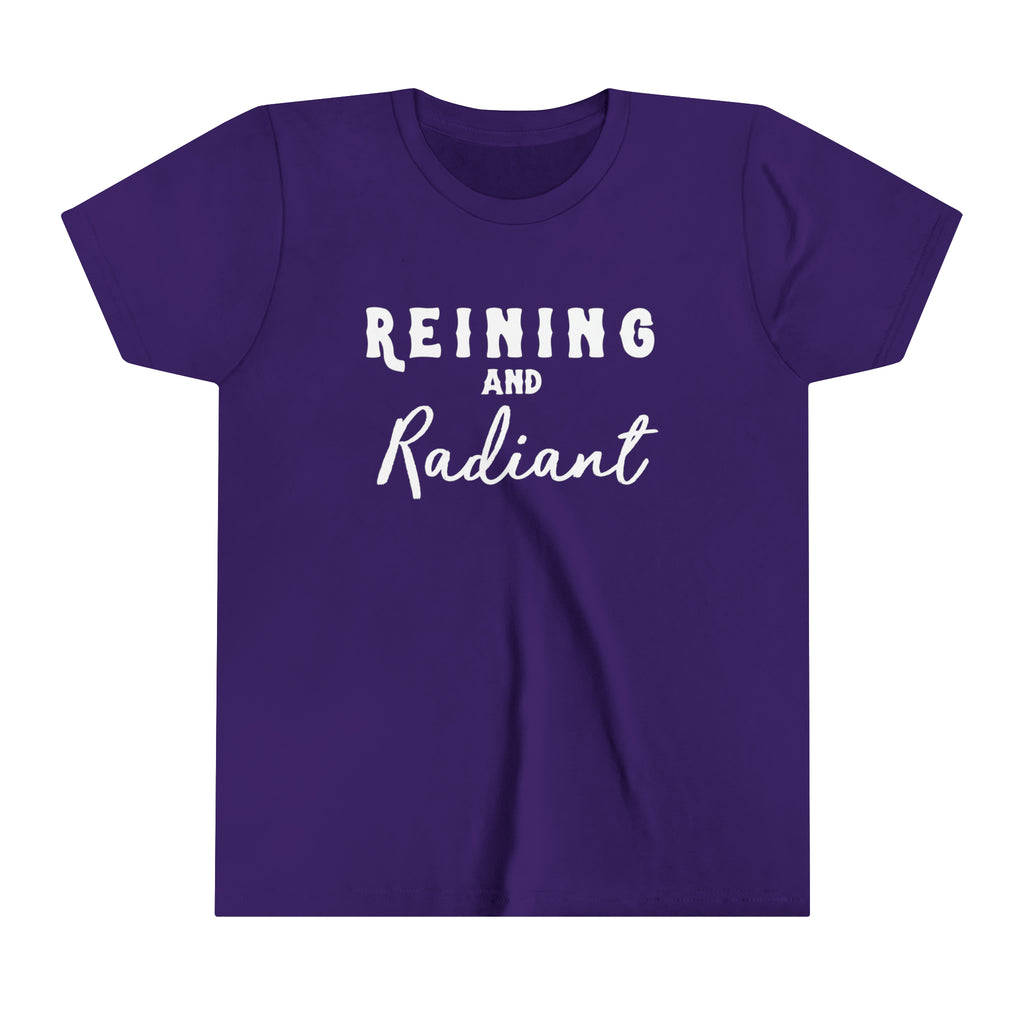 Reining & Radiant Youth Tee Purple
