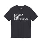 Grulla & Gorgeous Short Sleeve Tee Graphic Tee The Cinchy Cowgirl - Print Dark Gray XS