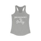 Breakaway & Ballsy Racerback Tank Horse Riding Discipline Tee Printify XS Heather Grey 