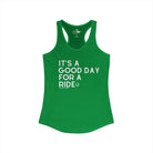 It's A Good Day For a Ride Tank Top Tank Top The Cinchy Cowgirl - Print XS Solid Kelly Green