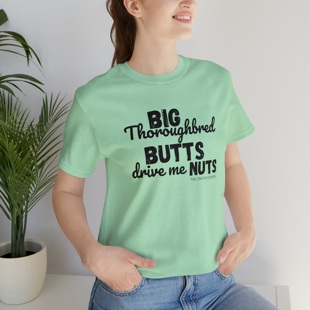Thoroughbred Butts Short Sleeve Tee tcc graphic tee Printify Mint S 