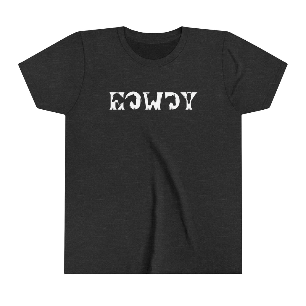 Howdy Youth Short Sleeve Tee Dark Grey