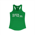 Queen Of The 5D Tank Top Tank Top The Cinchy Cowgirl - Print XS Solid Kelly Green