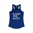 Clear The Alley Tank Top Tank Top The Cinchy Cowgirl - Print XS Solid Royal