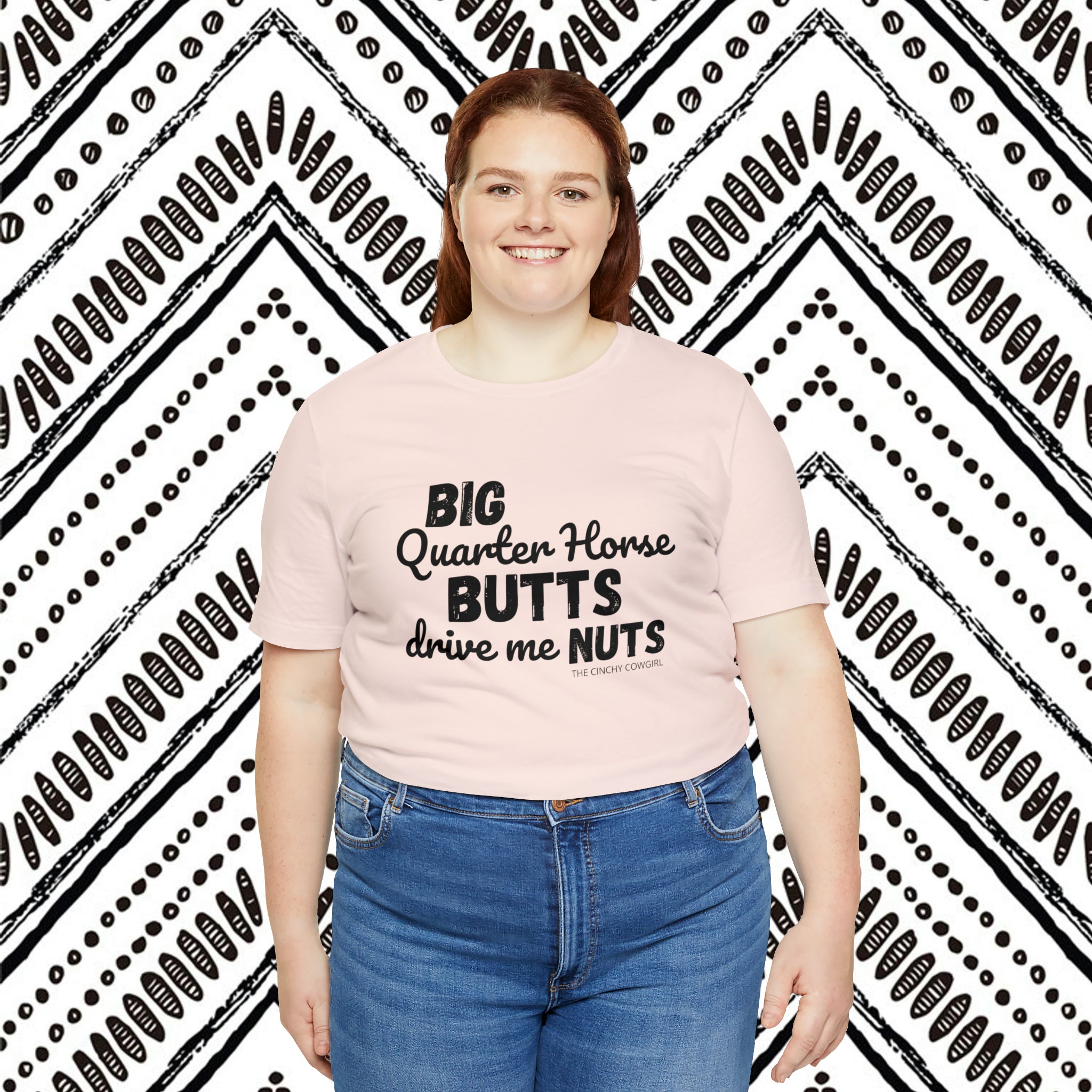Quarter Horse Butts Short Sleeve Tee tcc graphic tee Printify   