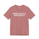 Margaritas & Mares Short Sleeve Tee T-Shirt The Cinchy Cowgirl - Print Heather Mauve XS