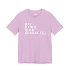 Bay Mares Build Character Short Sleeve Tee Graphic Tee The Cinchy Cowgirl - Print Lilac XS