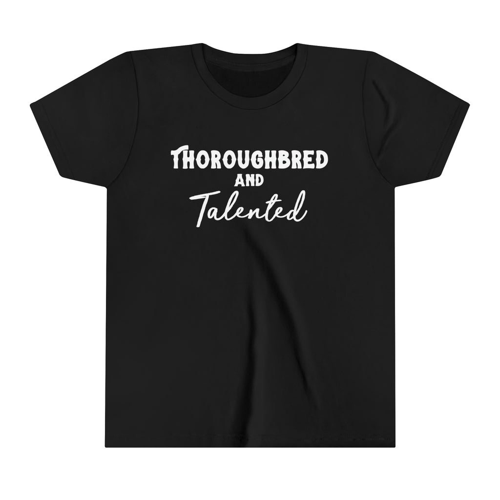 Thoroughbred & Talented Youth Tee Black