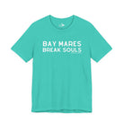 Bay Mares Break Souls Short Sleeve Tee T-Shirt The Cinchy Cowgirl - Print Teal XS