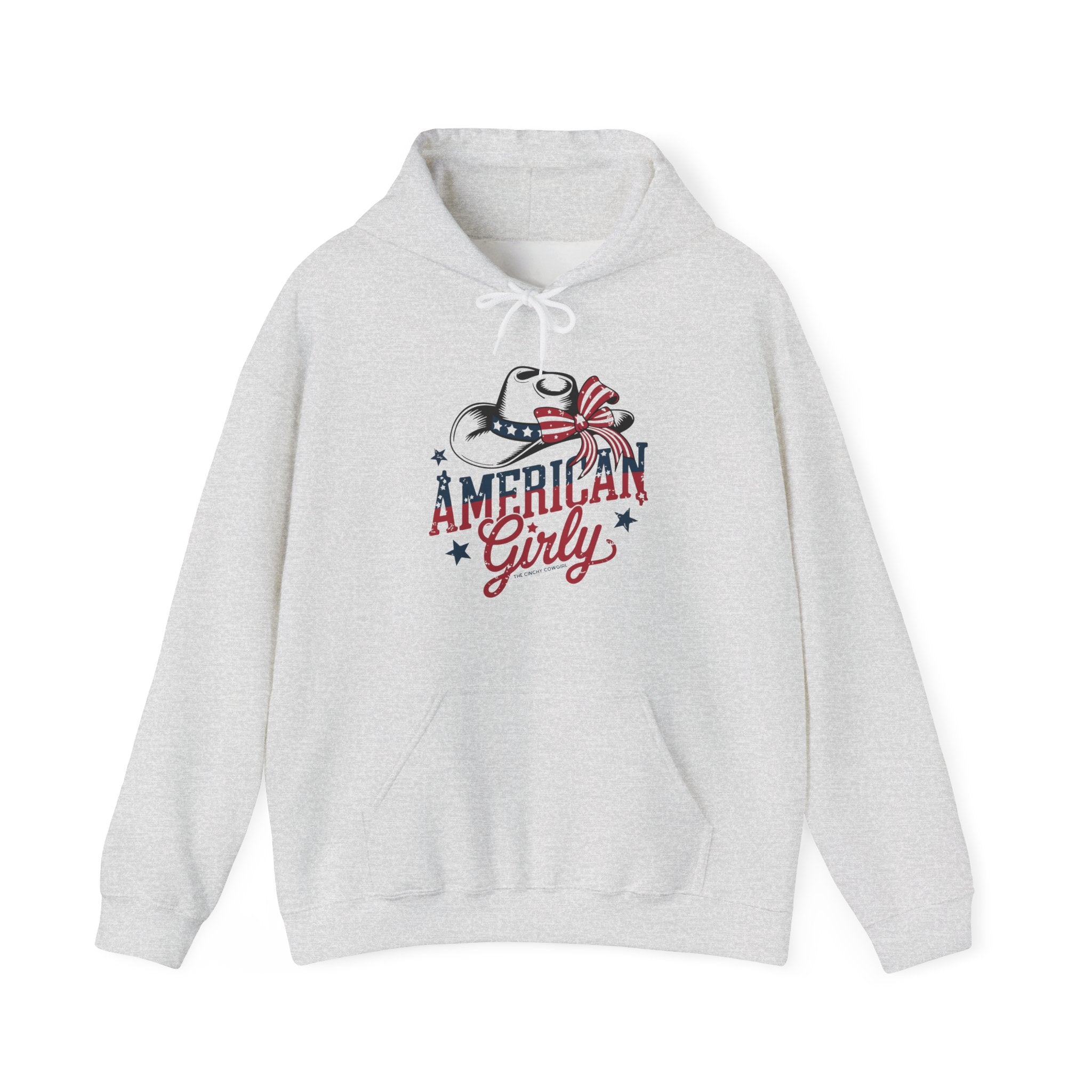 American Girly Hoodie Hoodie The Cinchy Cowgirl - Print Ash S