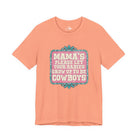 Mama's Please Let Your Babies Short Sleeve Tee Graphic Tee The Cinchy Cowgirl - Print Sunset XS