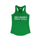 Red Mares Break Souls Tank Top Tank Top The Cinchy Cowgirl - Print XS Solid Kelly Green
