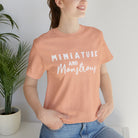 Miniature & Monstrous Short Sleeve Tee Horse Color Shirt Printify Heather Peach XS 