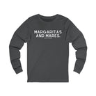 Margaritas & Mares Long Sleeve Tee Long-sleeve The Cinchy Cowgirl - Print S Asphalt
