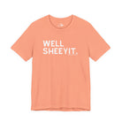 Well Sheeyit Short Sleeve Tee Graphic Tee The Cinchy Cowgirl - Print Sunset XS
