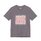 Mama's Please Let Your Babies Short Sleeve Tee Graphic Tee The Cinchy Cowgirl - Print Storm XS