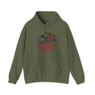 American Girly Hoodie Hoodie The Cinchy Cowgirl - Print Military Green S