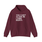 You Can't Scare Me I Own Mares Hoodie Hoodie The Cinchy Cowgirl - Print Maroon S