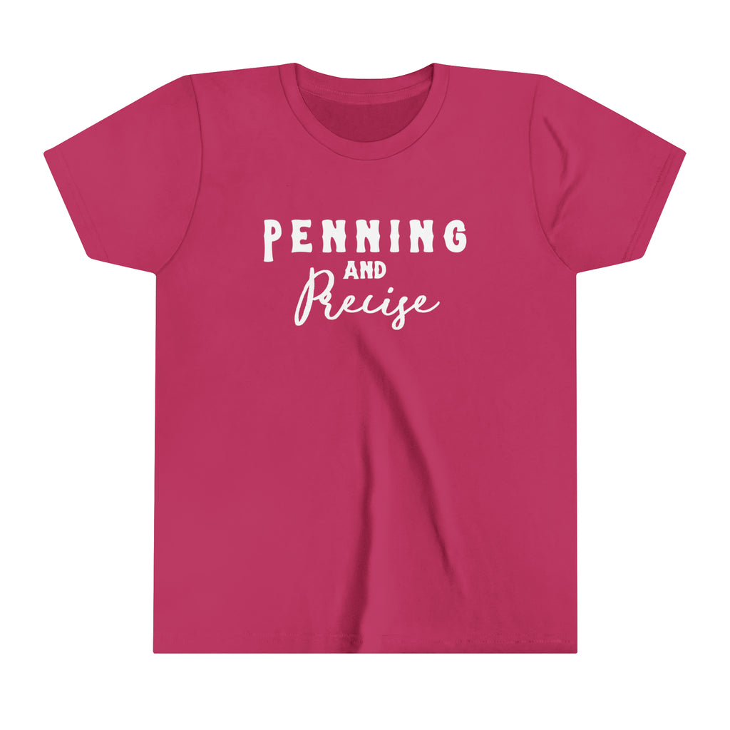 Penning & Precise Youth tee Berry