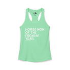 Horse Mom of the Freakin' Year Tank Top graphic tank The Cinchy Cowgirl - Print XS Solid Mint