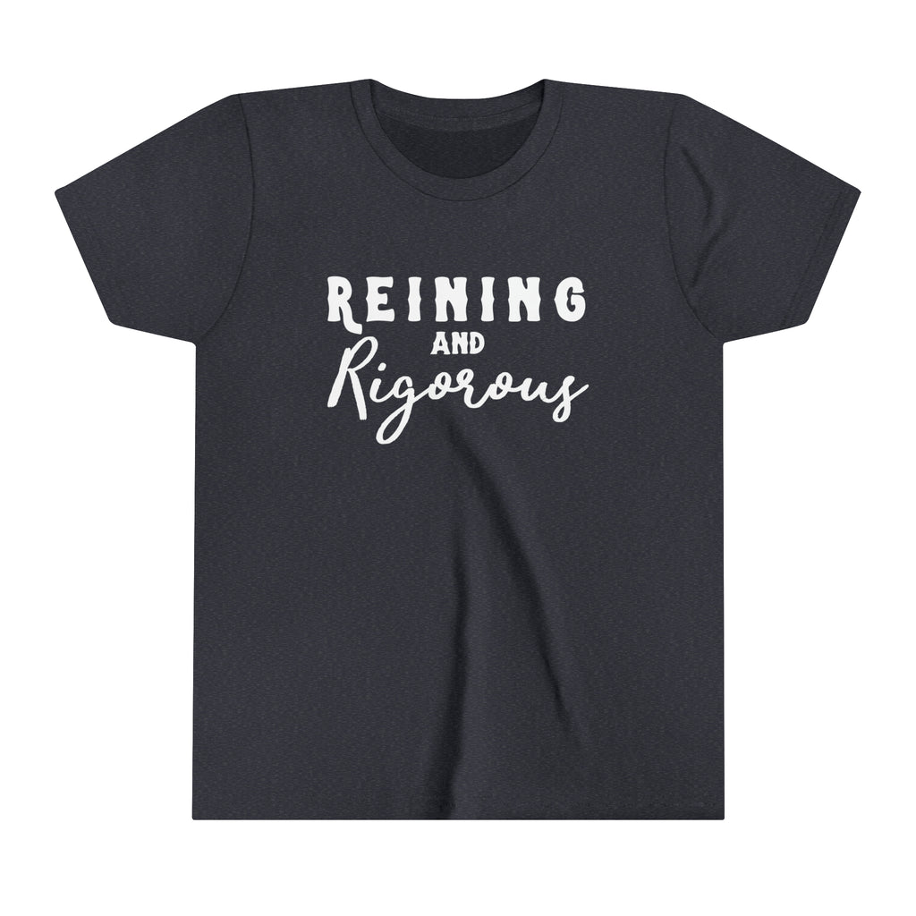 Reining & Rigorous Youth Tee Navy