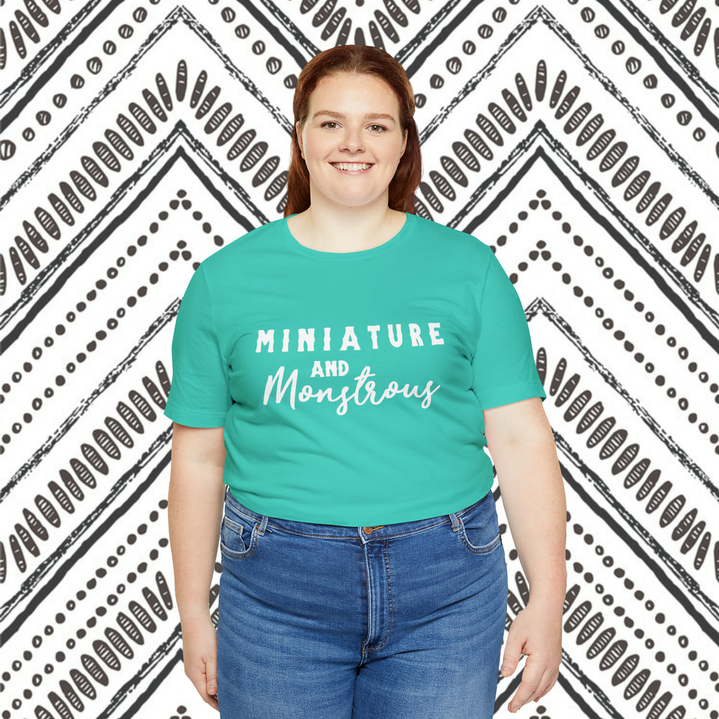 Miniature & Monstrous Short Sleeve Tee Horse Color Shirt Printify   