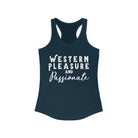 Western Pleasure & Passionate Racerback Tank Horse Riding Discipline Tee Printify XS Solid Midnight Navy 