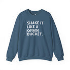 Shake It Like A Grain Bucket Pullover Sweatshirt The Cinchy Cowgirl - Print S Indigo Blue