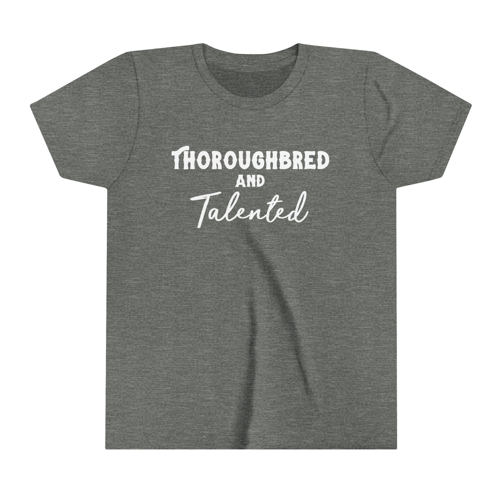 Thoroughbred & Talented Youth Tee Grey