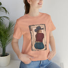 Queen Cowgirl Short Sleeve Tee tcc graphic tee Printify Heather Peach XS