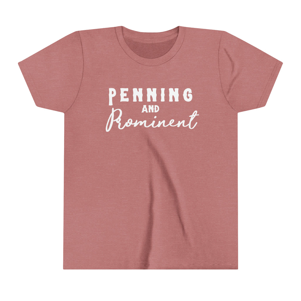 Penning & Prominent Youth Tee Mauve