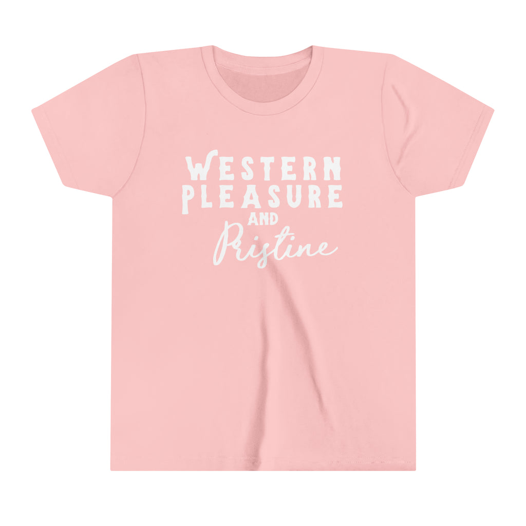 Western Pleasure & Pristine Youth Tee Pink