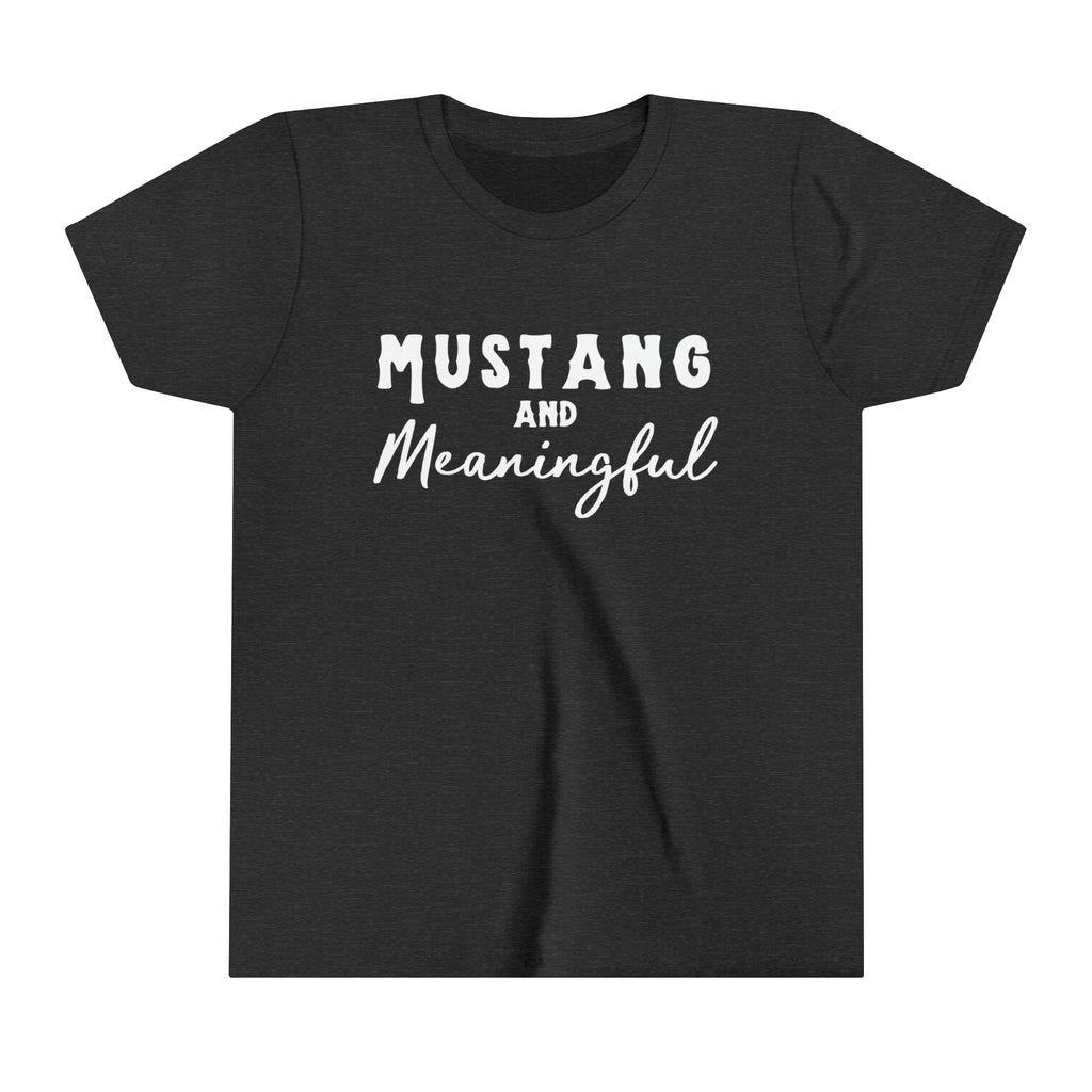 Mustang & Meaningful Youth Tee Dark Grey