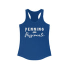 Penning & Passionate Racerback Tank Horse Riding Discipline Tee Printify XS Solid Royal