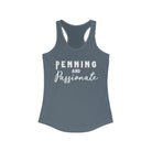 Penning & Passionate Racerback Tank Horse Riding Discipline Tee Printify XS Solid Indigo 